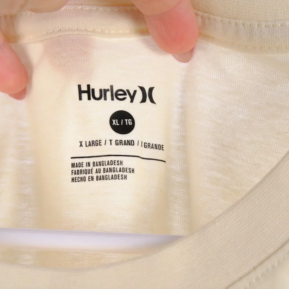 Hurley Men's XL Yellow T-Shirt NWOT - Picture 3 of 5